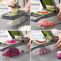 UltraChef™ – Cortador e Fatiador Multifuncional 16 em 1 - NA COMPRA DE 2 O SEGUNDO SAI COM 50% DE DESCONTO