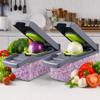 UltraChef™ – Cortador e Fatiador Multifuncional 16 em 1 - NA COMPRA DE 2 O SEGUNDO SAI COM 50% DE DESCONTO