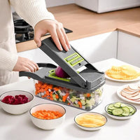 UltraChef™ – Cortador e Fatiador Multifuncional 16 em 1 - NA COMPRA DE 2 O SEGUNDO SAI COM 50% DE DESCONTO