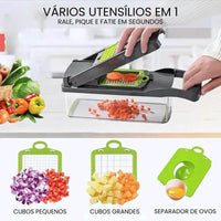 UltraChef™ – Cortador e Fatiador Multifuncional 16 em 1 - NA COMPRA DE 2 O SEGUNDO SAI COM 50% DE DESCONTO